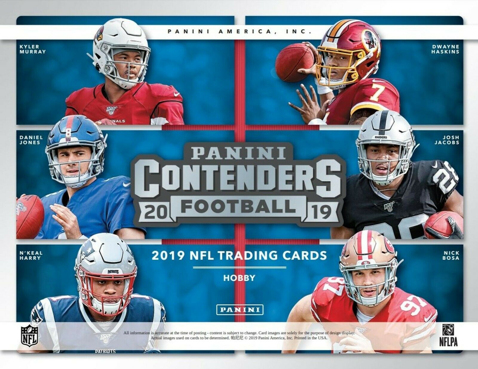 2019 Panini Contenders Football Card Checklist