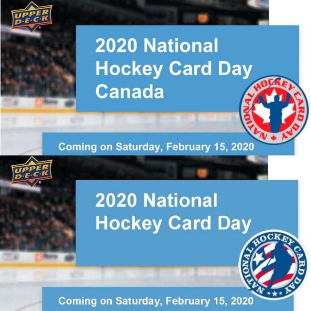 2020 UD National Hockey Card Day Hockey Card Checklist
