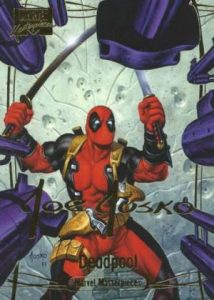 Marvel Masterpieces Base Gold Deadpool