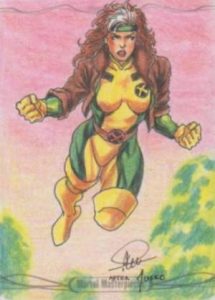 Marvel Masterpieces Sketch 1/1 Rogue