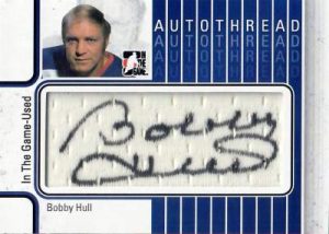 Game Used Autothread Bobby Clarke