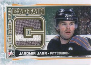 Game Used Captain C Jagr