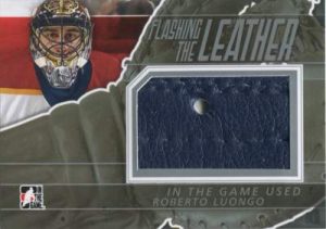 Game Used Flashing the Leather Luongo