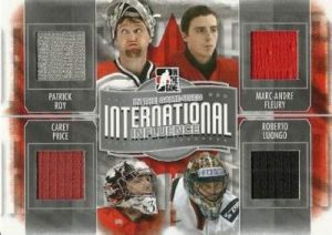 Game Used international Influence Roy, Price, Fleury, Lungo