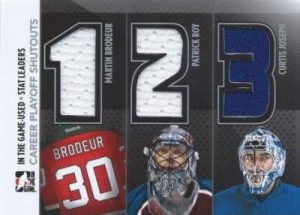 Game Used Stat Leaders Brodeur, Roy, Cujo