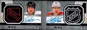 Dual NHL Shields Auto Booklet Lindros, Giroux