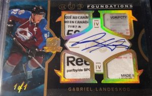 Foundations Quad Tags Auto Gabriel Landeskog