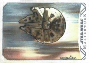 Masterwork Sketch Card Millenium Falcon