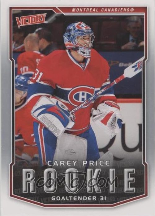 Victory Rookie Update Carey Price - Checklistcenter.com