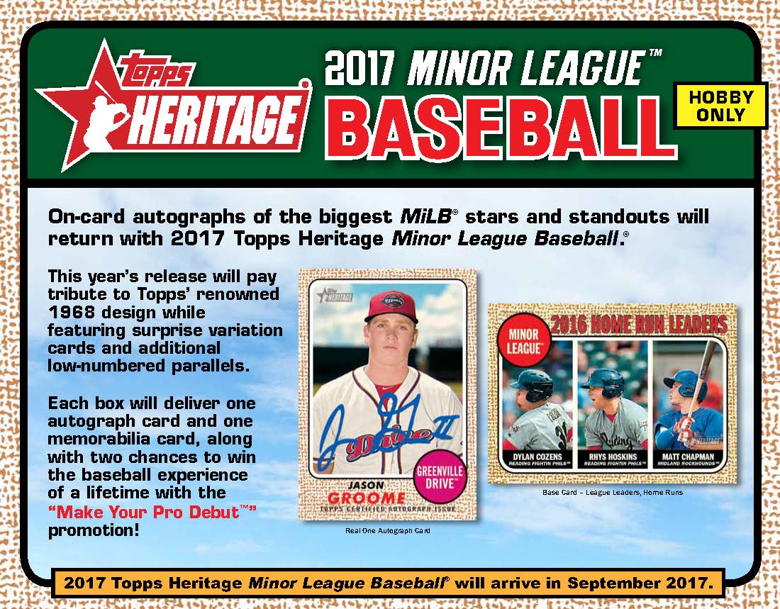  2017 Topps Heritage Minor League #164 Rhys Hoskins Lehigh  Valley IronPigs Baseball Card : Collectibles & Fine Art