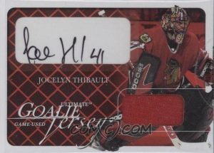 Ultimate Goalie Jersey Autographs Jocelyn Thibault