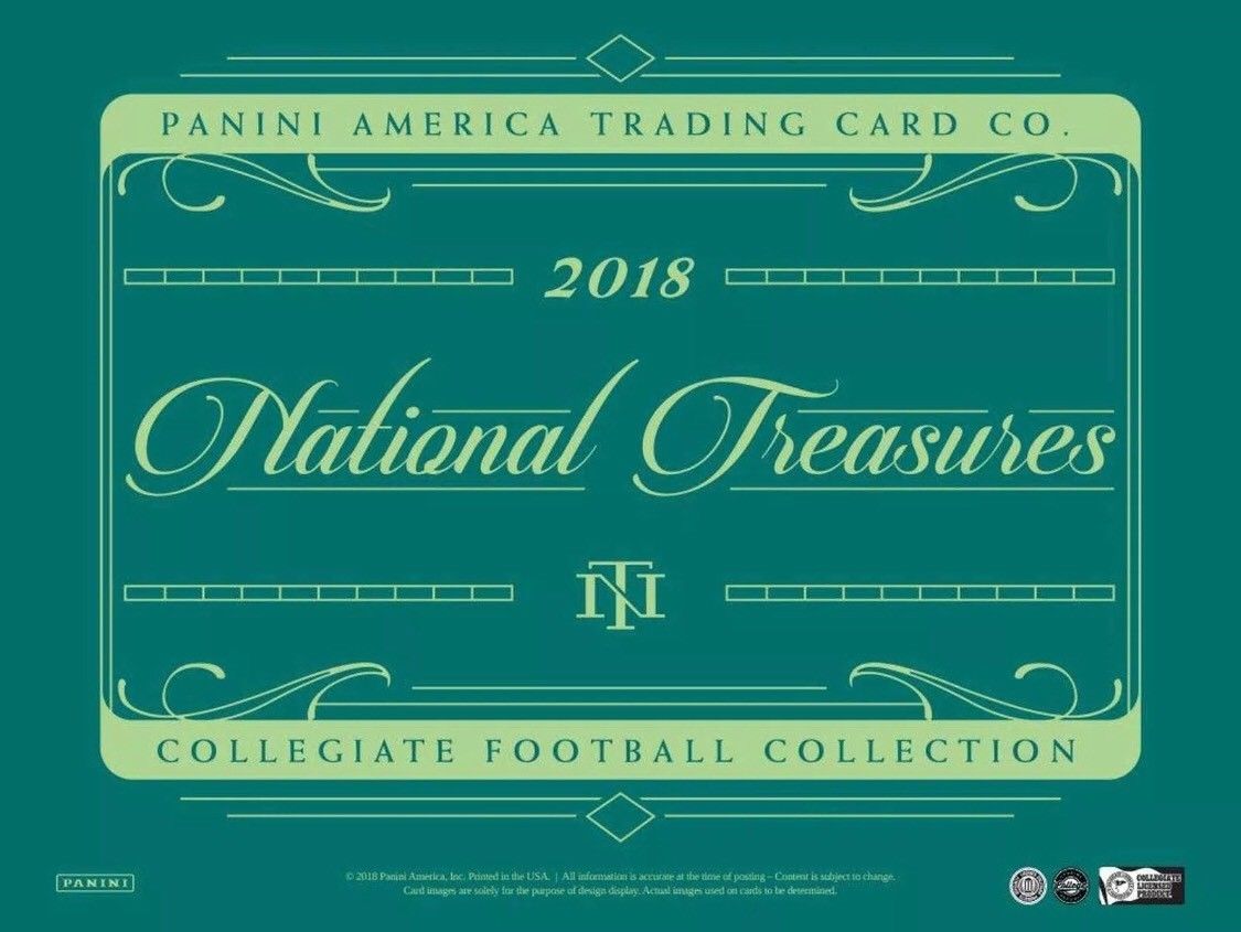 2018 National Treasures Collegiate Football