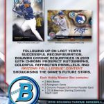 2018 Bowman Chrome Baseball