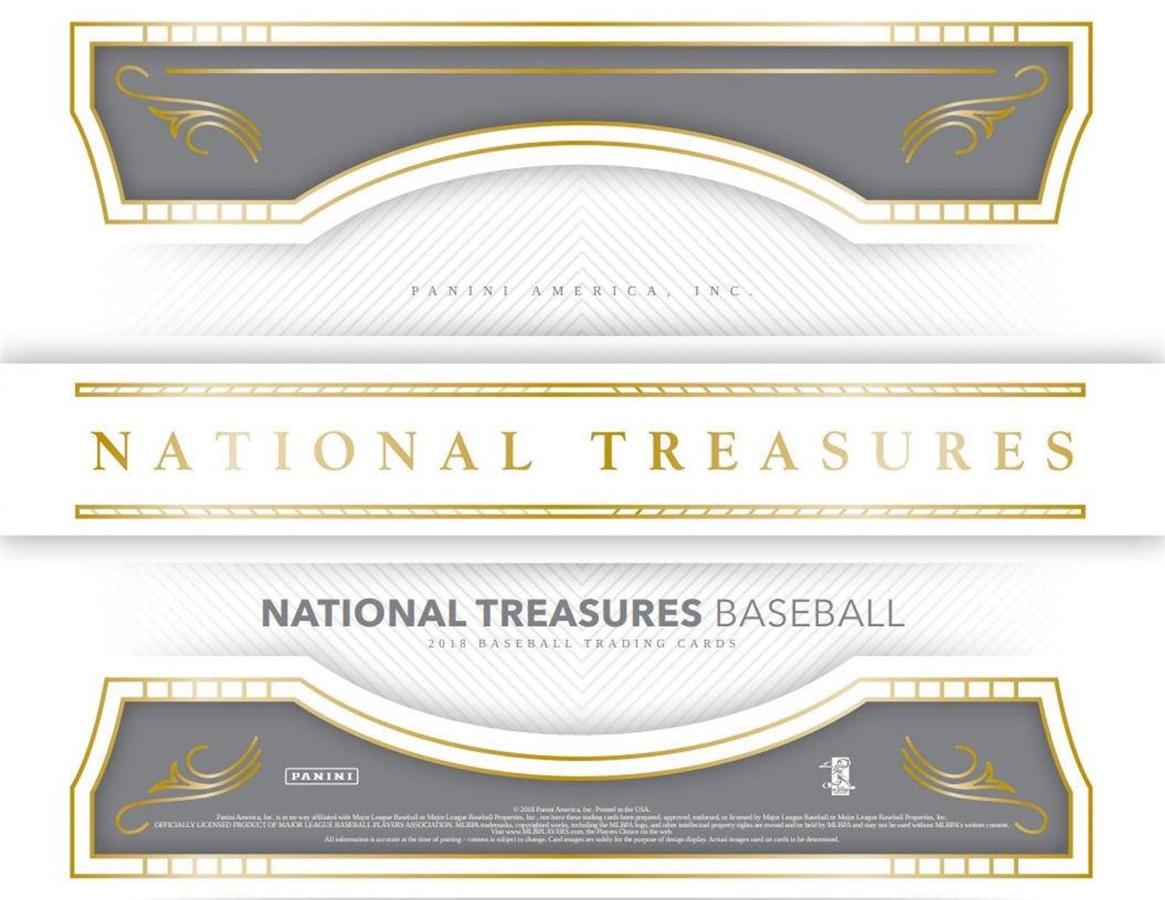 2018 Panini National Treasures Baseball Card Checklist