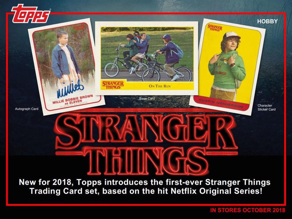 stranger things season one trading cards