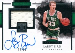 Elegance Retired Jersey Auto Larry Bird