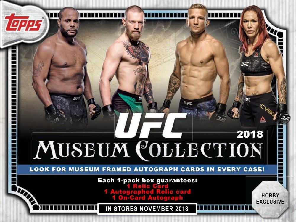 2018 Topps UFC Museum Collection - UFC Card Checklist