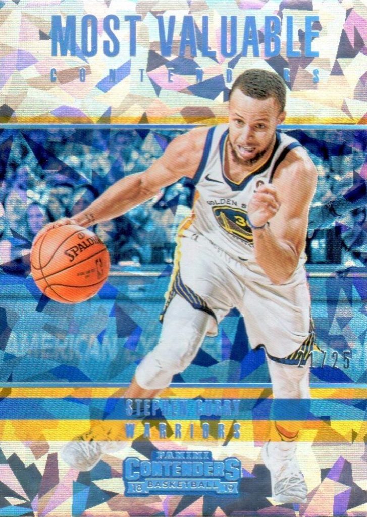 Most Valuable Contenders Cracked Ice Stephen Curry - Checklistcenter.com