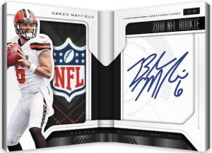 Rookie Playbook Jersey Auto Baker Mayfield