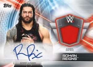 Auto Shirt Relic Roman Reigns