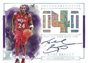 Impeccable Stats Auto Kobe Bryant