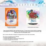 2019 Topps Inception Baseball