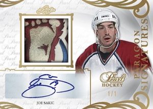 Paragon Signatures Joe Sakic MOCK UP