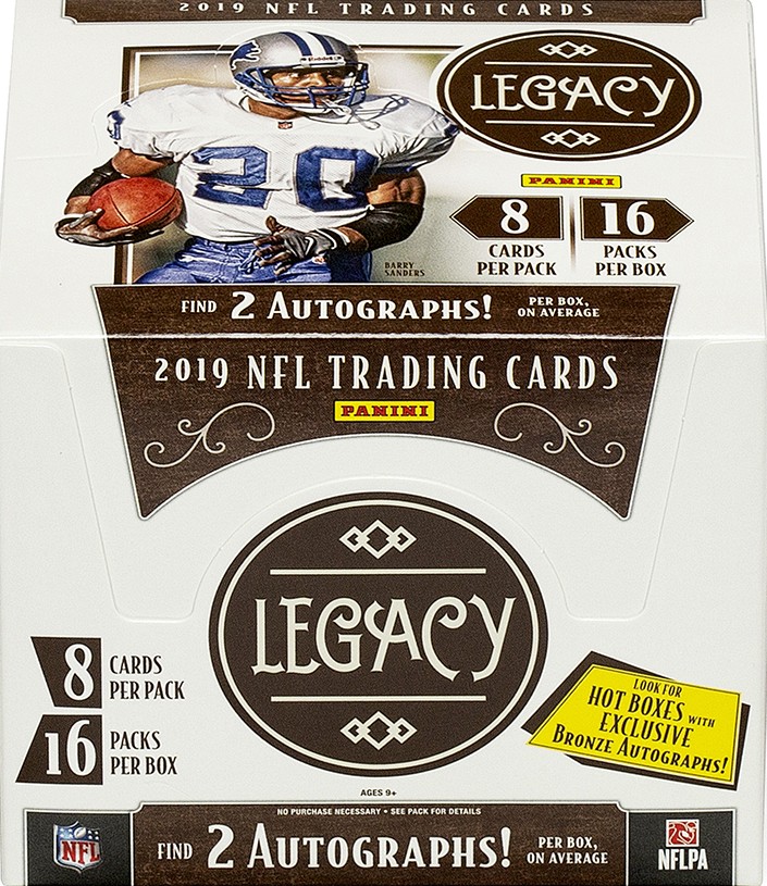 2019 Panini Legacy Football Card Checklist