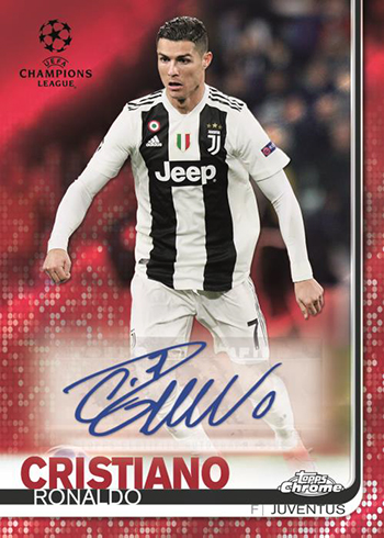 Chrome Auto Red Refractor Cristiano Ronaldo - Checklistcenter.com