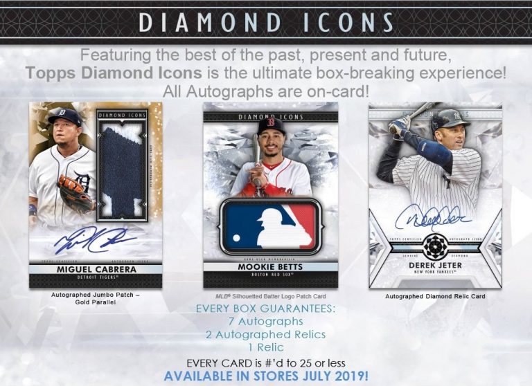 2019 Topps Diamond Icons Baseball Card Checklist