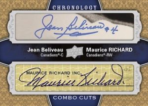 Combo Cuts Jean Beliveau, Maurice Richard MOCK UP