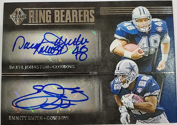 Ring Bearers Dual Signatures Daryl Johnston, Emmitt Smith 