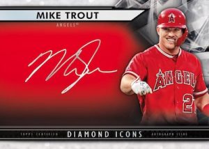 Silver Ink Auto Mike Trout