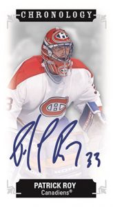 Time Capsules Canvas Mini Black Auto Patrick Roy MOCK UP