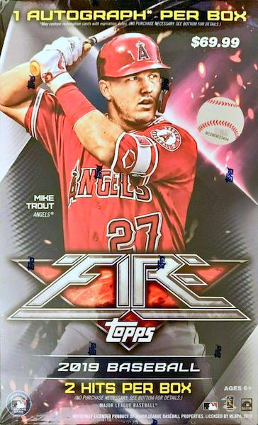 2019 Topps Fire - Baseball Card Checklist - Checklistcenter.com