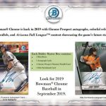 2019 Bowman Chrome Baseball