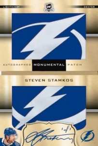 Auto Monumental Patch Booklet Steven Stamkos MOCK UP