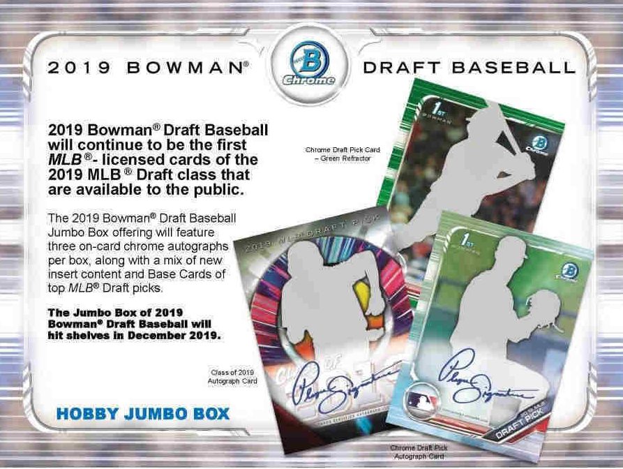 2019 Bowman Draft Baseball Card Checklist
