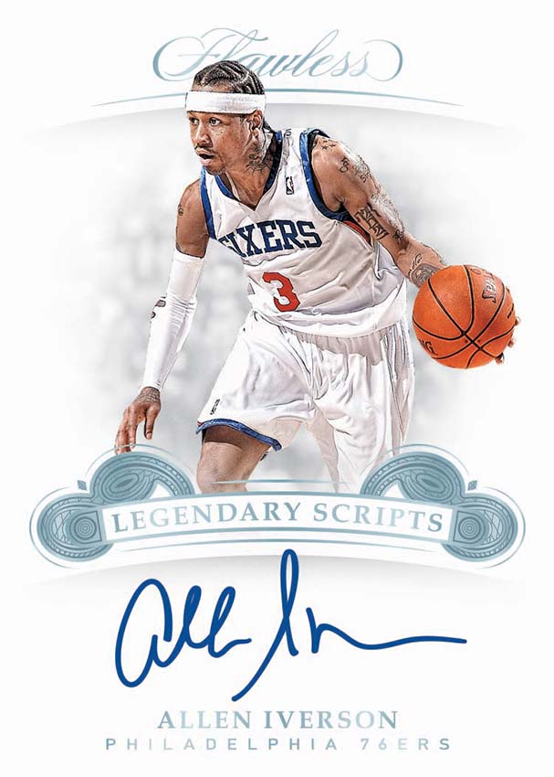 Legendary Scripts Auto Allen Iverson MOCK UP - Checklistcenter.com