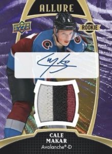 Base Purple Diamond Auto Patch Cale Makar MOCK UP