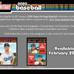 2020 Topps Heritage Baseball