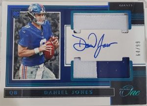 Rookie Dual Patch Auto Daniel Jones