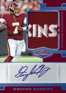 Rookie Patch Auto Dwayne Haskins MOCK UP