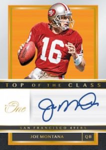 Top of the Class Joe Montana MOCK UP