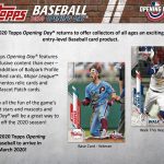 2020 Topps Opening Day Baseball