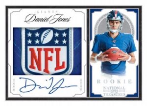 Crossover Rookie Patch Auto Daniel Jones MOCK UP