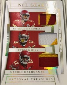 NFL Gear Trios Patrick Mahomes II, Tyreek Hill, Mecole Hardman Jr