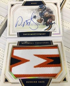 Rookie Jumbo Prime Signatures Booklet Variation Nameplate David Montgomery