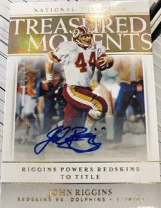 Treasured Moments Signature Holo Gold John Riggins