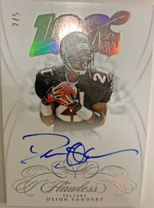 NFL 100 Auto Collection Deion Sanders